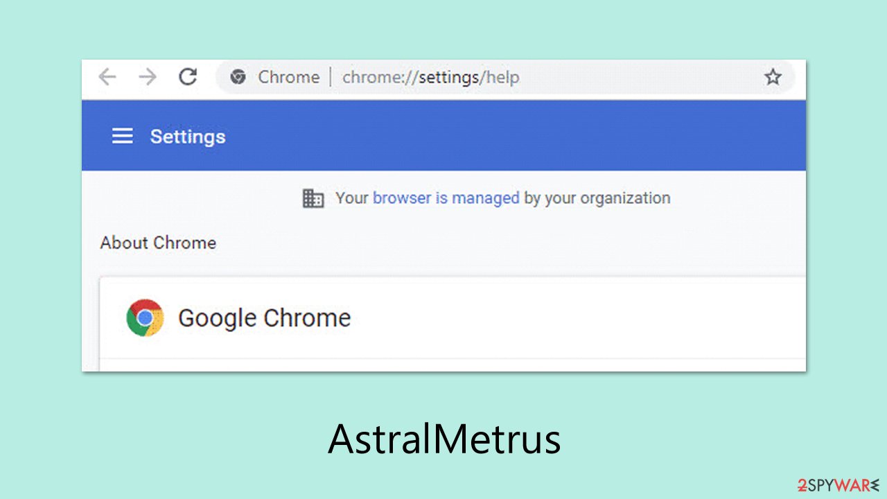 AstralMetrus browser hijacker