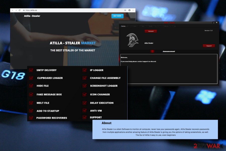 Atilla stealer cyber threat