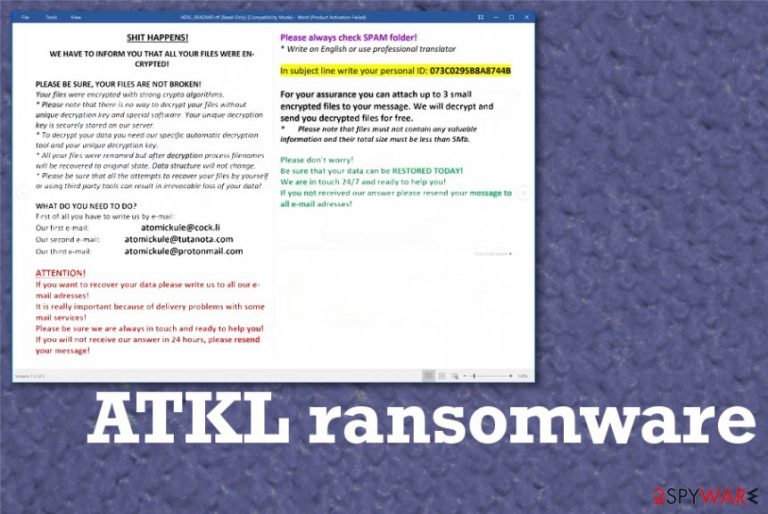 ATKL ransomware