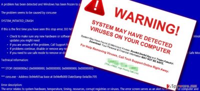 Examples of fake messages by Atpops.online virus