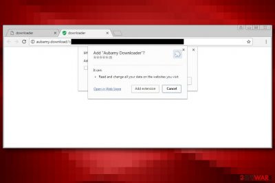 Aubamy Downloader malware