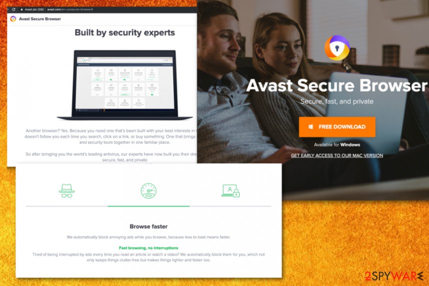 Avast SafeZone browser virus