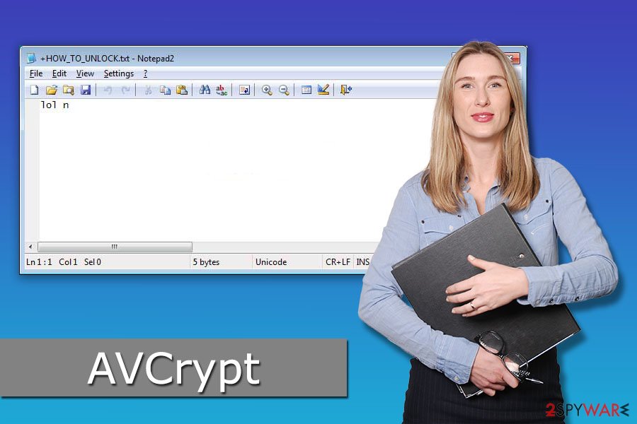 AVCrypt ransomware virus