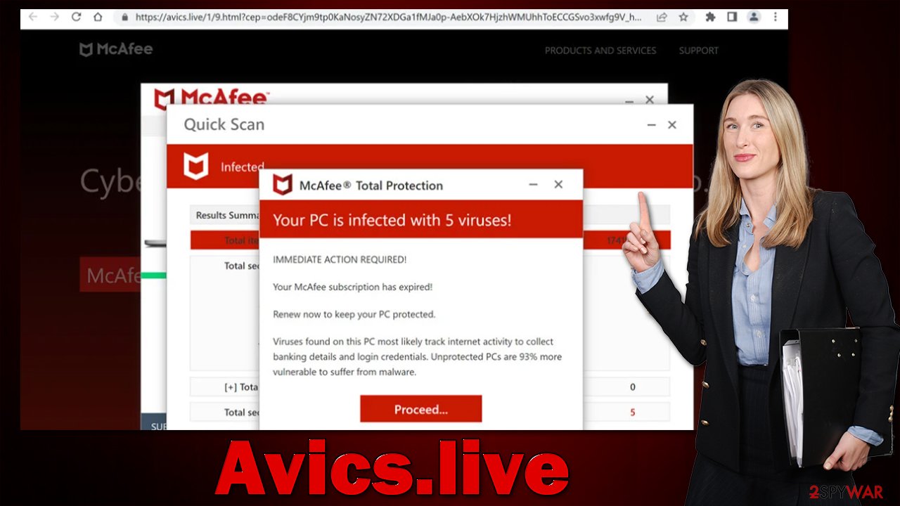 Avics.live scam