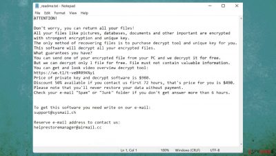 Avyu ransomware