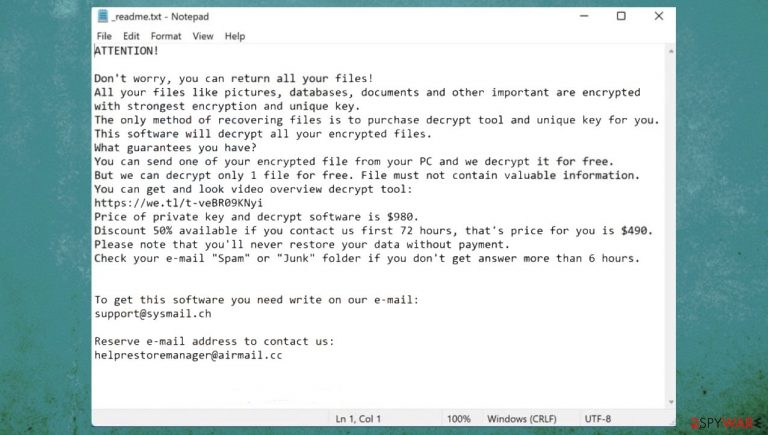 Avyu ransomware