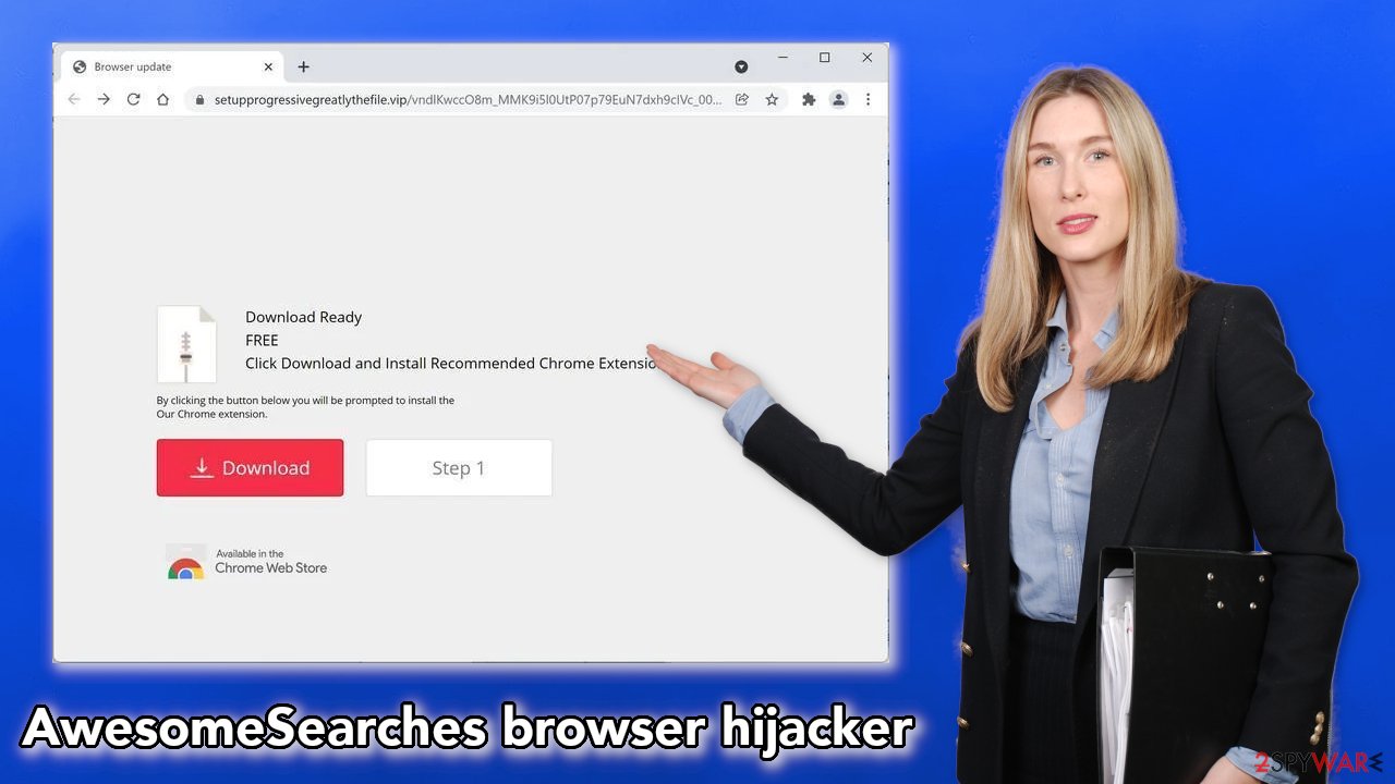 AwesomeSearches browser hijacker