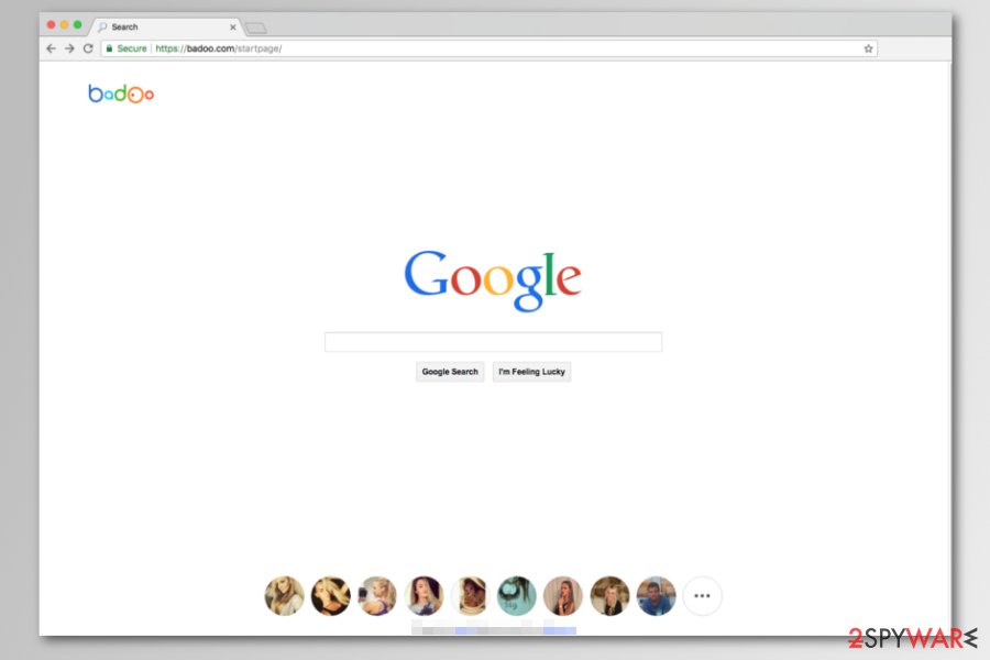 Badoo browser hijacker