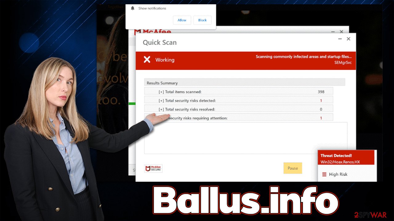 Ballus.info virus