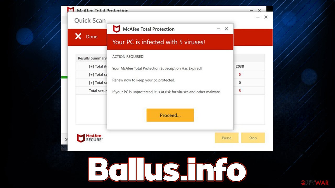 Remove Ballus.info ads (Free Instructions)