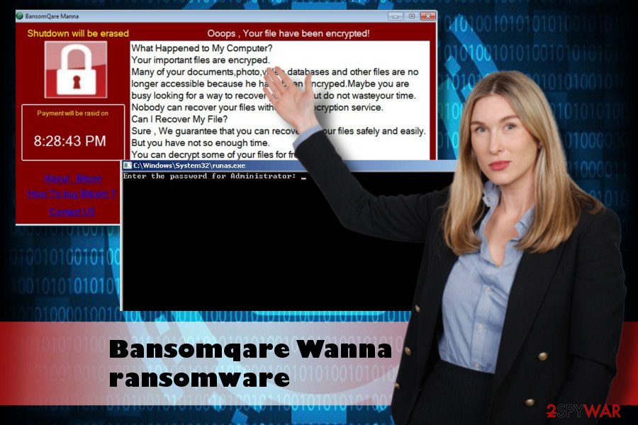 Bansomqare Wanna is a crypto-malware that locks personal files