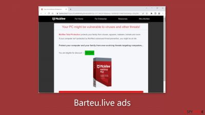 Barteu.live ads