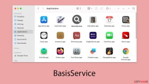 BasisService Mac virus