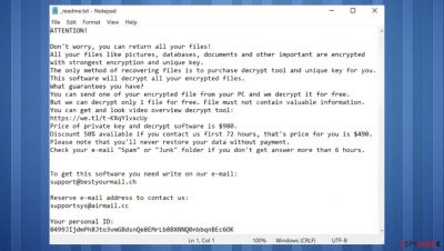 Bbzz ransomware