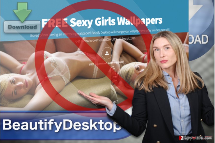 Image of the BeautifyDesktop ads