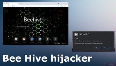 Bee Hive Tab browser hijacker