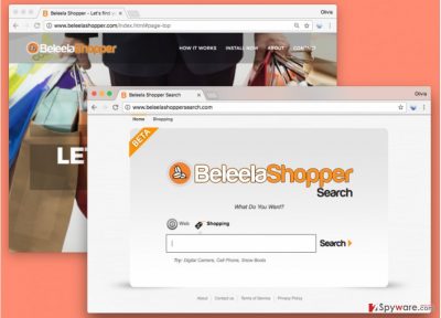 Beleelashoppersearch.com virus