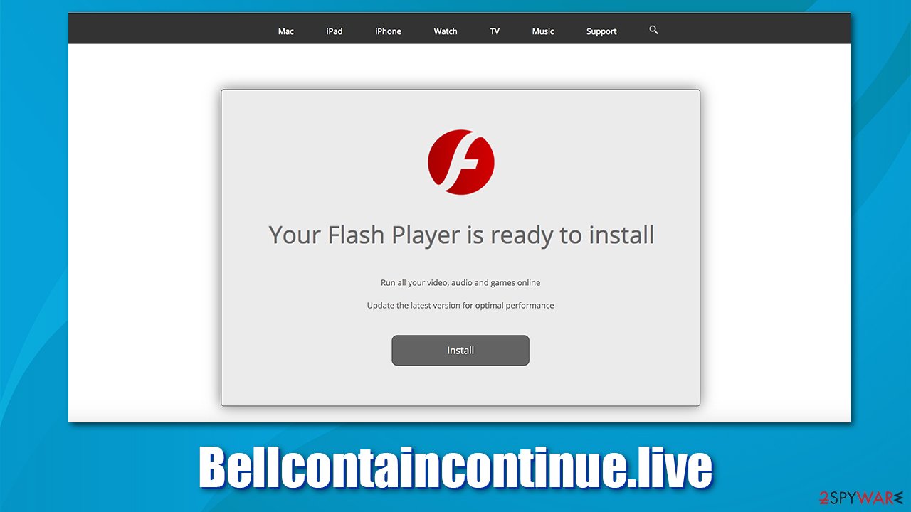 Bellcontaincontinue fake updates