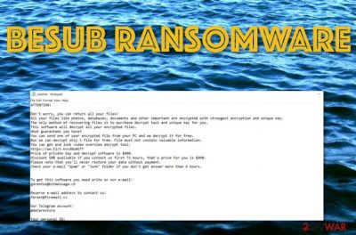 Besub ransomware virus