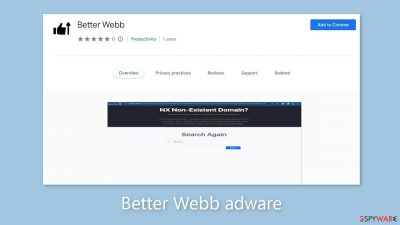 Better Webb adware