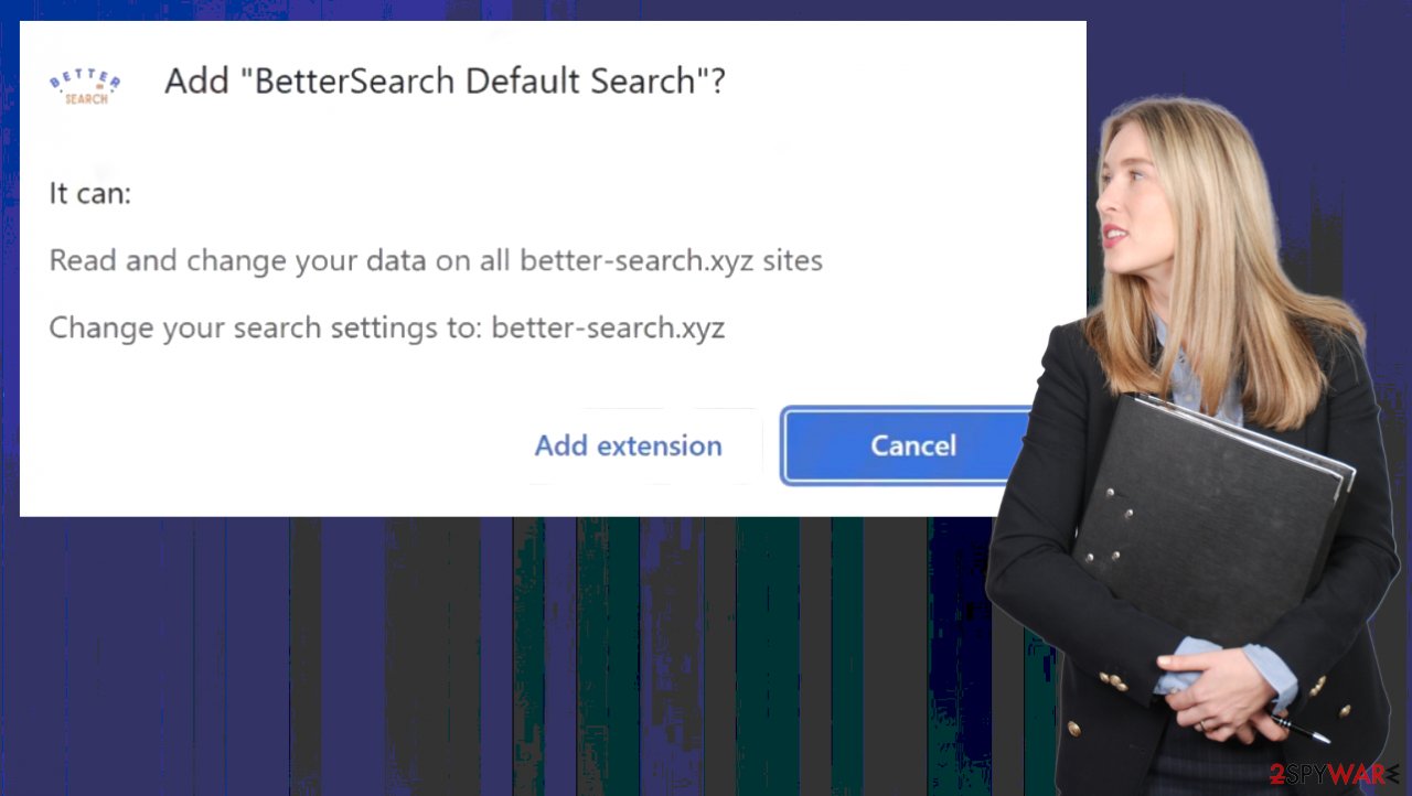 BetterSearch Default Search browser hijacker