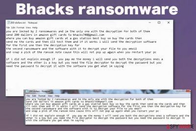 Bhacks ransomware