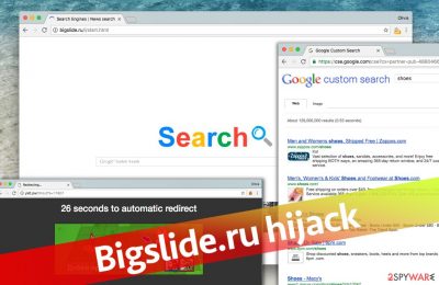 Bigslide.ru virus hijacks web browsers and forces victims to search via this suspicious engine