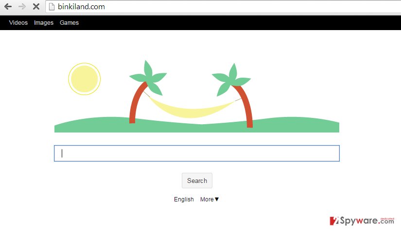 Binkiland.com virus snapshot Binkiland.com virus snapshot