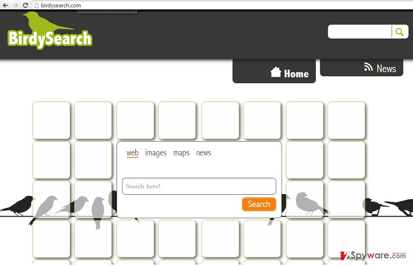 Birdysearch.com virus Birdysearch.com virus
