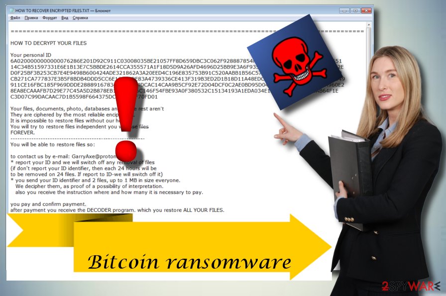 Bitcoin cryptovirus