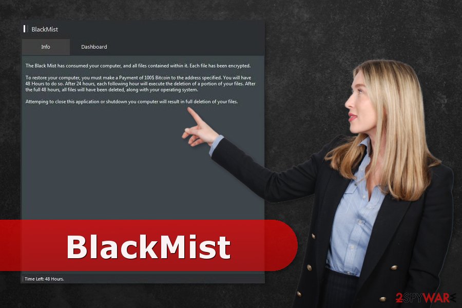 BlackMist ransomware virus attack