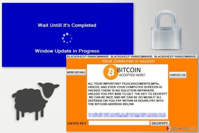 Ransom note by BlackSheep ransomware virus