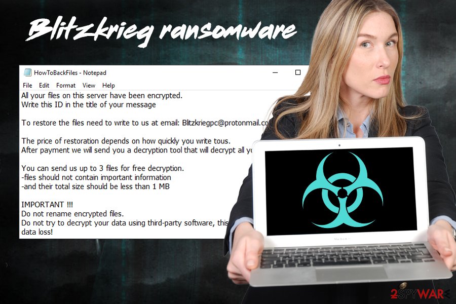 Blitzkrieg ransomware virus