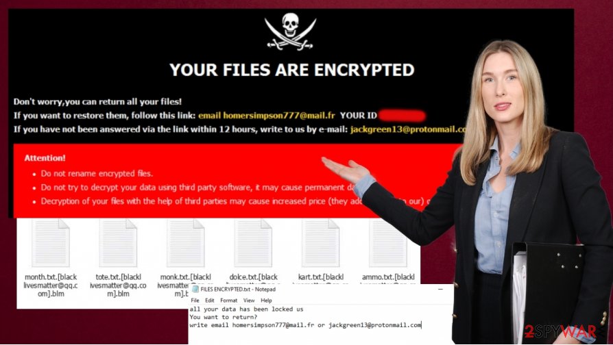 Blm ransomware encrypts files