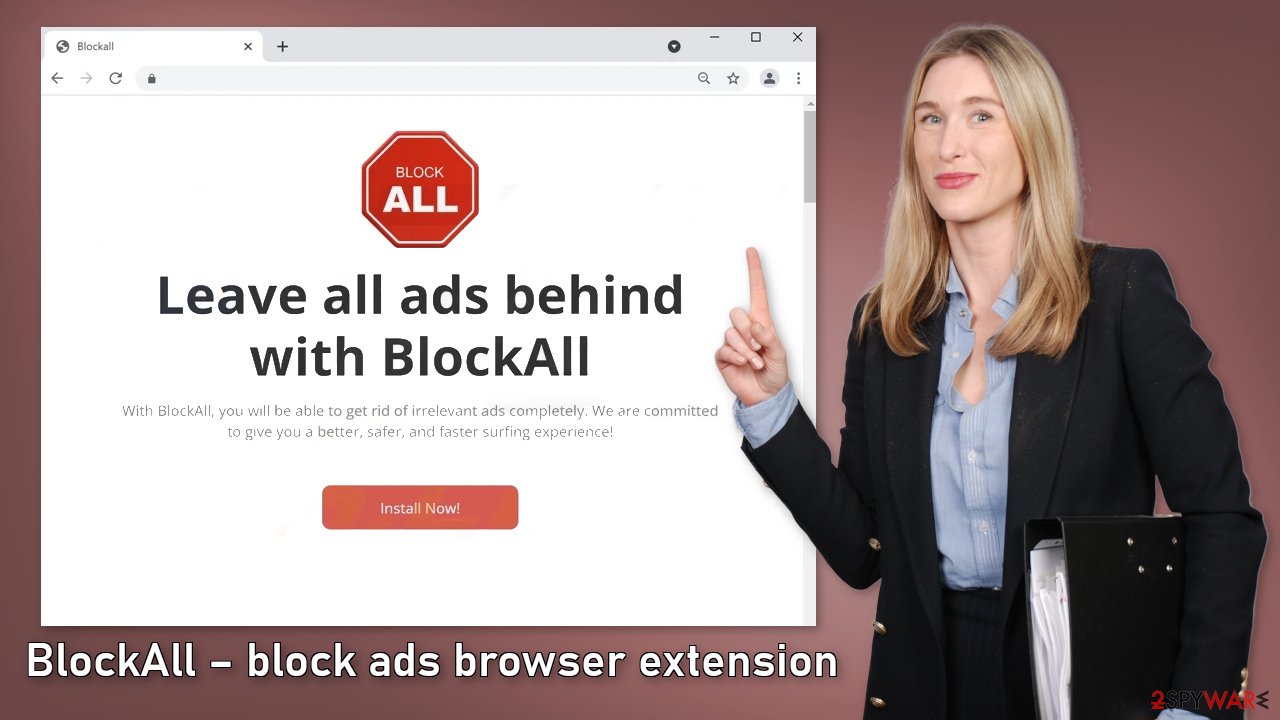 BlockAll - block ads  browser extension