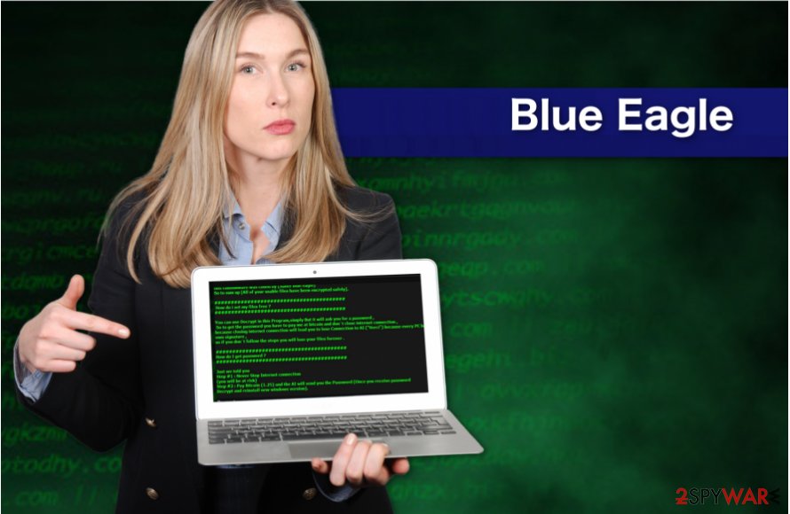 Blue Eagle ransomware virus