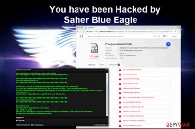 Blue Eagle ransomware attack