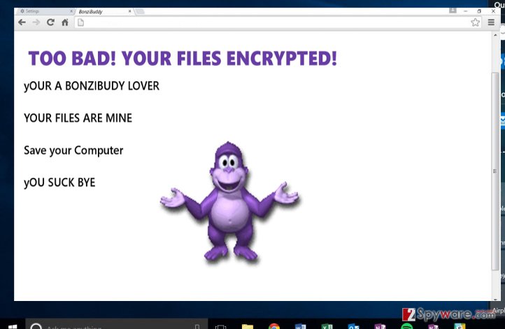 Running BonziBuddy in Windows XP in 2020 