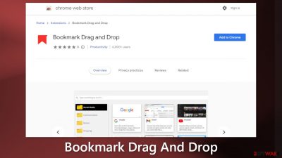 Bookmark Drag And Drop