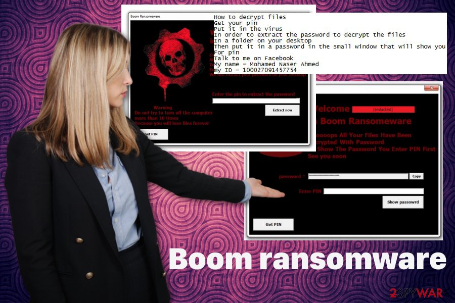 Boom ransomware virus