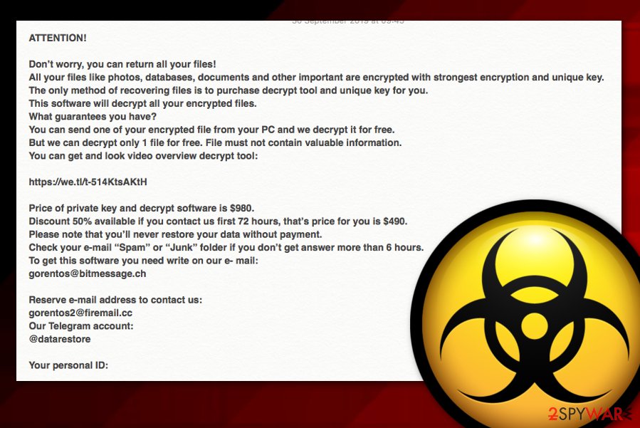 Boot ransomware
