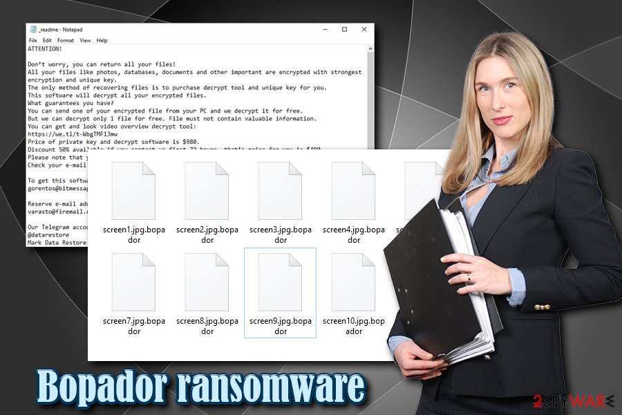 Bopador ransomware virus