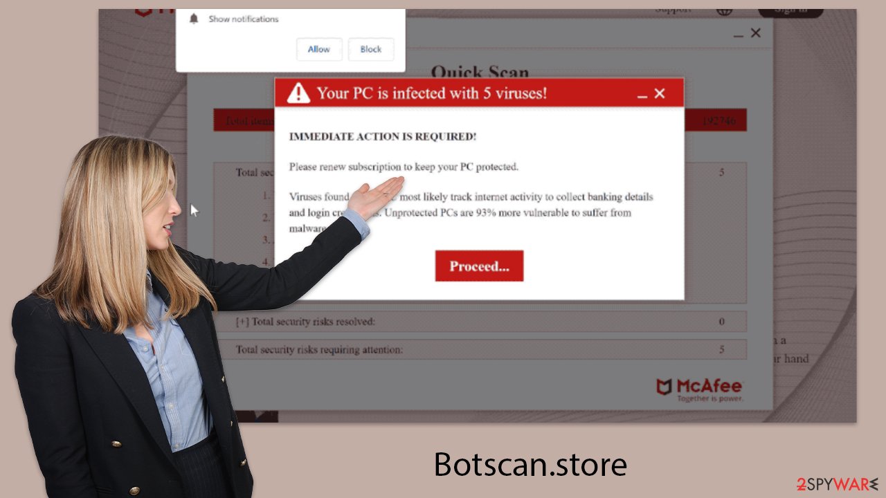 Botscan.store scam