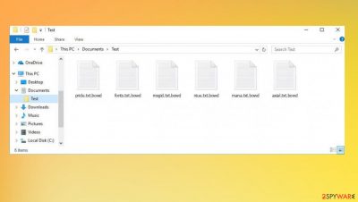 Bowd ransomware