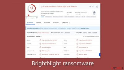 BrightNight ransomware