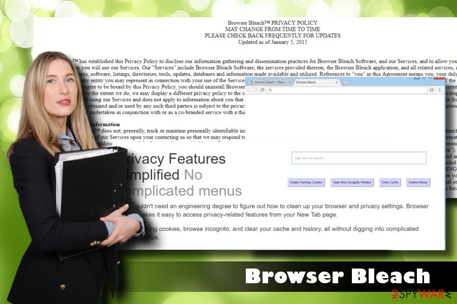 Browser Bleach virus example