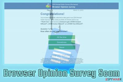 Browser Opinion Survey scam