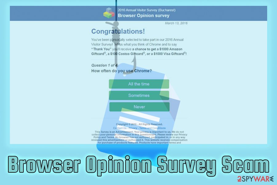 Remove Browser Opinion Survey Removal Guide Survey Scam -