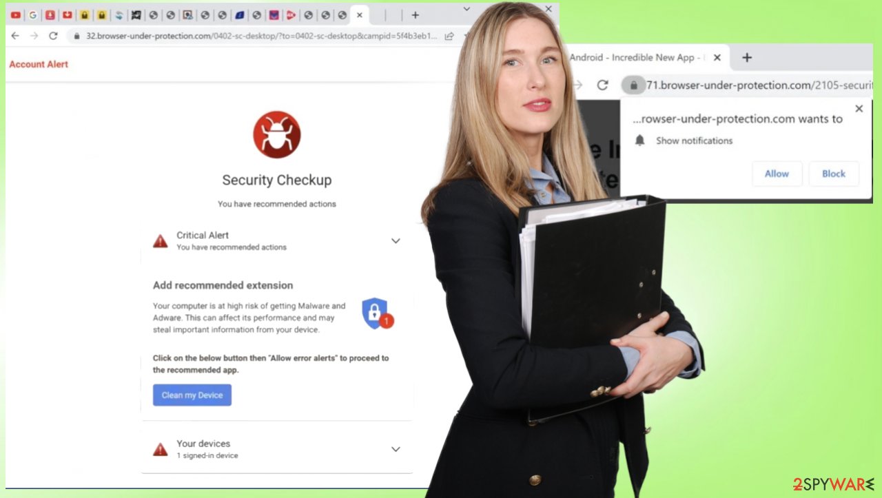 Browser-under-protection.com adware
