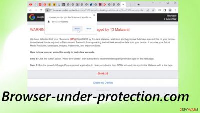 Browser-under-protection.com ads